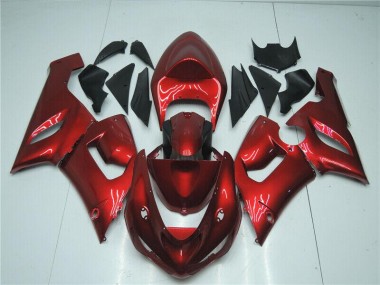 Caramelo Rojo Carenado Kawasaki ZX6R 05-06