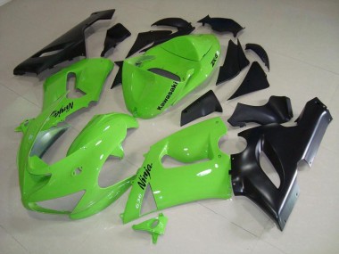 Lime Verde Carenado Kawasaki ZX6R 05-06