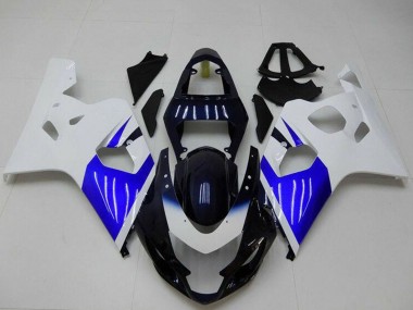 Carenado Moto Suzuki GSXR 600/750 2004-2005 - Blanco Azul Negro