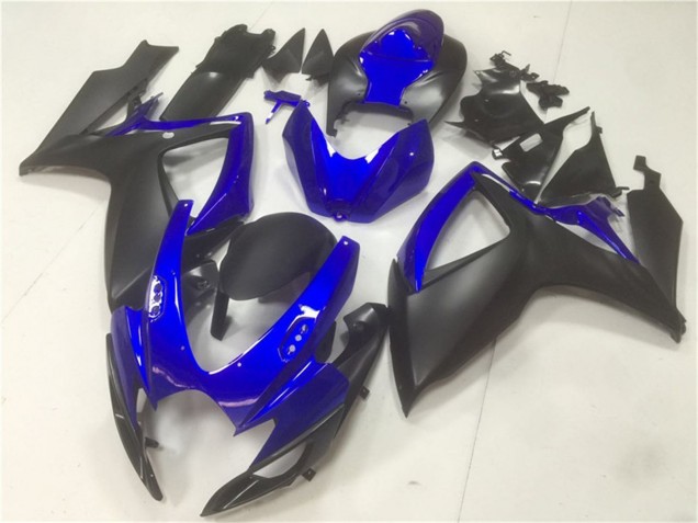Carenados Moto Suzuki GSXR 600/750 2006-2007 - Azul Negro Mate