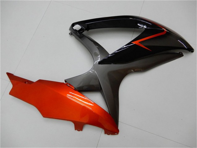 Carenados Moto Suzuki GSXR 600/750 2008-2010 - Naranja Gris Negro Brillante