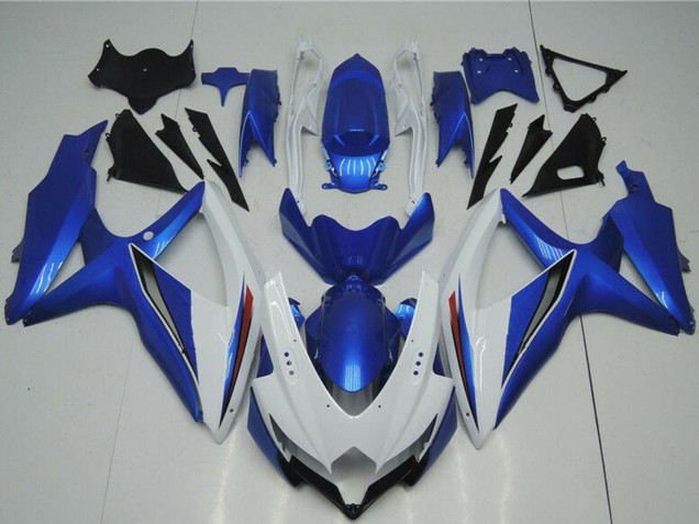 Carenados Moto Suzuki GSXR 600/750 2008-2010 - Blanco Azul