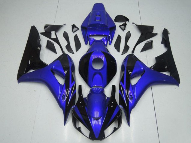 Kits Carenado Moto Honda CBR1000RR 2006-2007 - Azul Negro Brillante