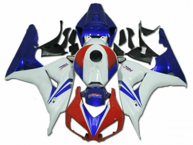 Kits Carenado Moto Honda CBR1000RR 2006-2007 - Blanco Rojo Azul HRC