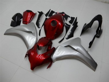 Carenados Moto Honda CBR1000RR 2008-2011 - Plata Rojo Granate