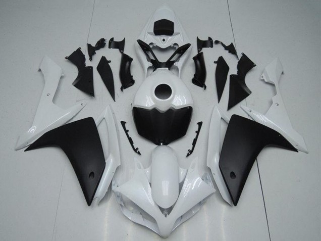 Carenado Moto Yamaha YZF R1 2007-2008 - Blanco Negro Mate