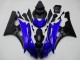 Carenado Moto Yamaha YZF R6 2006-2007 - Azul Negro Mate