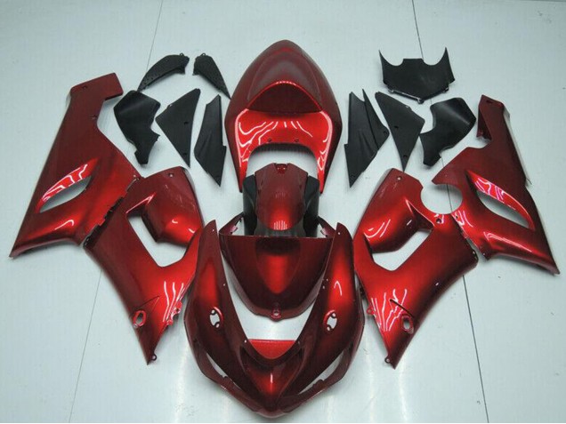 Carenados Moto Kawasaki ZX6R 2005-2006 - Rojo Caramelo