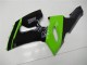 Carenado Moto Kawasaki ZX6R 2005-2006 - Verde Negro Brillante