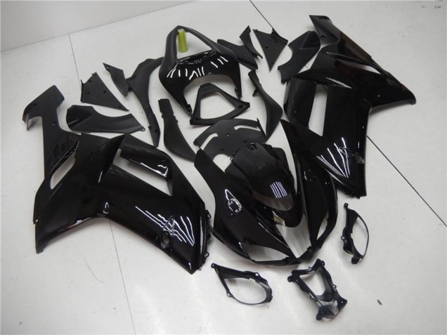 Carenado Moto ABS Kawasaki ZX6R 2007-2008 - Negro Brillante