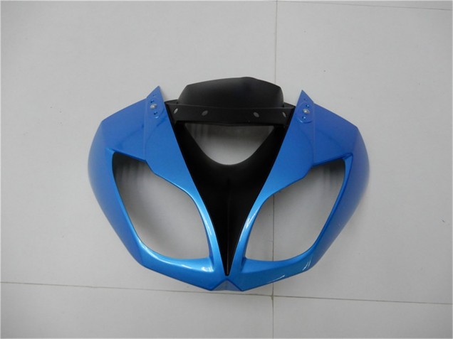 Carenados Moto Kawasaki ZX6R 2009-2012 - Azul Claro Negro Brillante