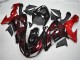 Carenado Moto Kawasaki ZX10R 2006-2007 - Negro Brillante Rojo Llama