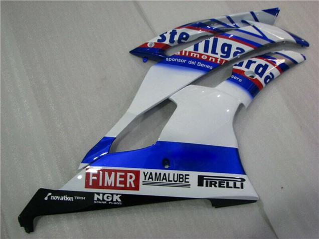 Carenados Moto Yamaha YZF R6 2008-2016 - Blanco Azul Rojo Sterilgarda Volvo Fimer Yamalube