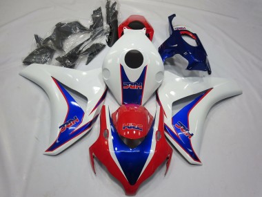 Carenados Moto Honda CBR1000RR 2008-2011 - Blanco Azul Rojo HRC OEM Estilo