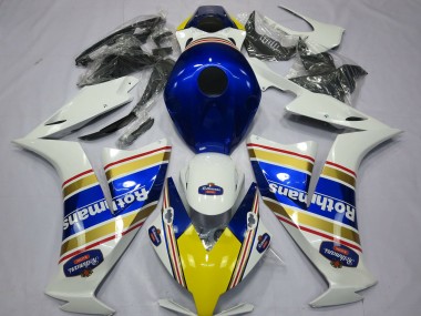 Carenados Moto Honda CBR1000RR 2012-2016 - Blanco Azul Oro Rothmans