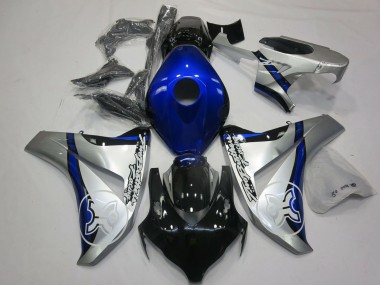 Carenados Moto Honda CBR1000RR 2008-2011 - Plata Azul Negro Brillante