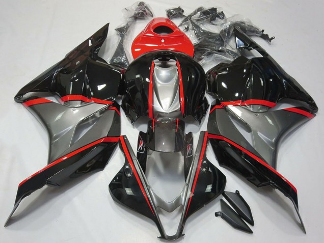 Carenados Moto Honda CBR600RR 2009-2012 - Rojo Gris Negro Brillante
