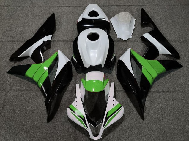 Carenados Moto Honda CBR600RR 2007-2008 - Blanco Verde Negro Brillante