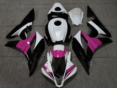 Carenados Moto Honda CBR600RR 2007-2008 - Blanco Rosa Negro Brillante