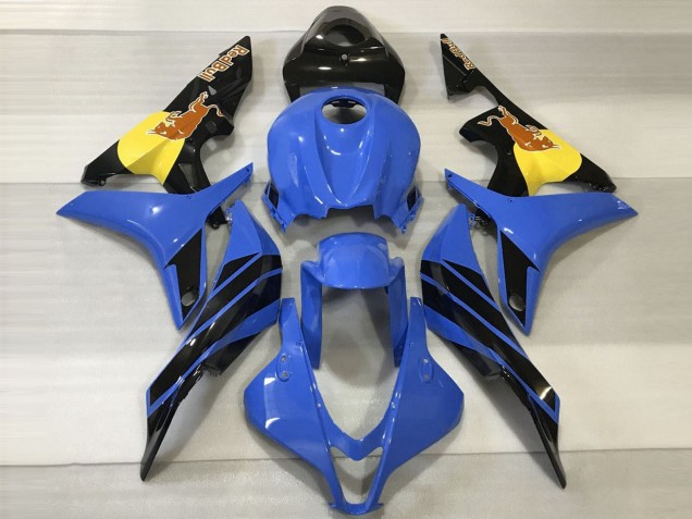 Carenados Moto Honda CBR600RR 2007-2008 - Azul Amarillo Negro Brillante Rojo Bull