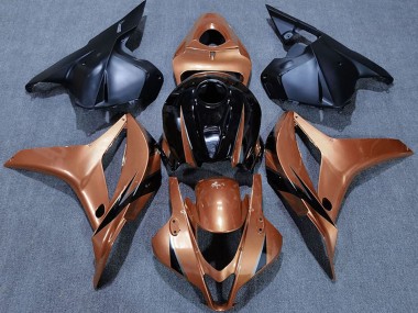 Carenados Moto Honda CBR600RR 2009-2012 - NaranjaCaramelo Negro Brillante