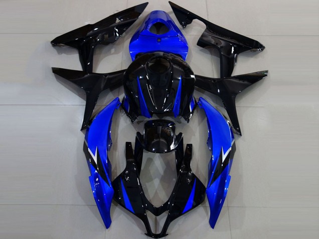 Carenados Moto Honda CBR600RR 2007-2008 - Azul Negro Brillante