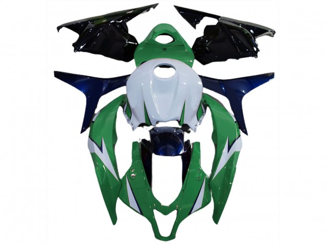 Carenado Moto Honda CBR600RR 2009-2012 - Blanco Verde Azul Negro Brillante