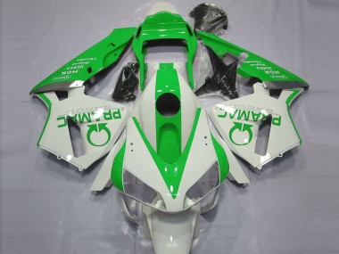 Carenados Moto Honda CBR600RR 2003-2004 - Blanco Verde Pramac