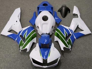 Carenados Moto Honda CBR600RR 2013-2023 - Blanco Azul Verde