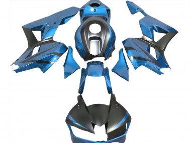 Carenados Moto Honda CBR600RR 2013-2023 - Azul Claro Negro Mate
