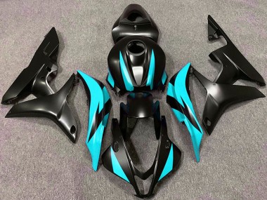Carenados Moto Honda CBR600RR 2007-2008 - Cian Azul Negro Mate