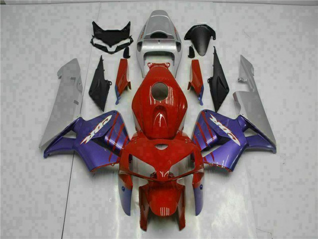 Carenados Moto Honda CBR600RR 2005-2006 - Rojo Púrpura Gris