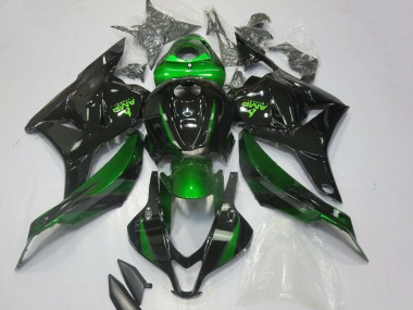Carenados Moto Honda CBR600RR 2009-2012 - Verde Negro Brillante