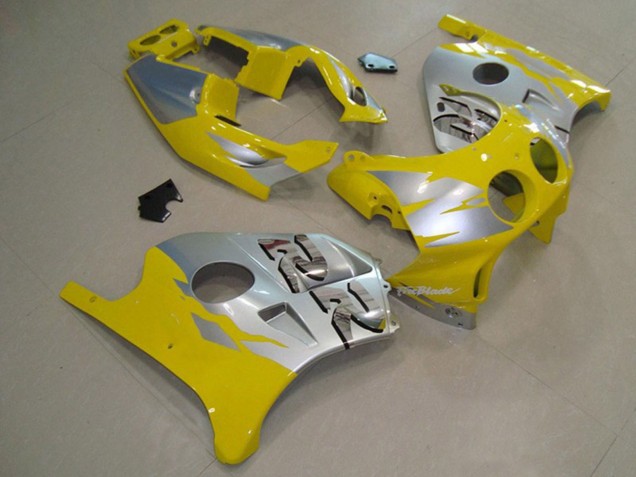 Carenados Moto Honda CBR250RR 1990-1998 - Plata Amarillo