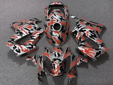 Carenados Moto Honda VFR 800 2002-2013 - Rojo Camouflage