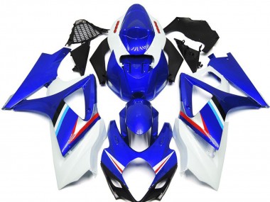 Carenados Moto Suzuki GSXR 1000 2007-2008 - Azul Blanco Rojo Negro