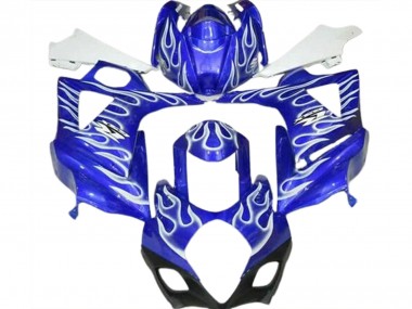 Carenados Moto Suzuki GSXR 1000 2007-2008 - Azul Blanco Llama