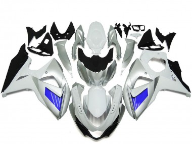 Carenado Moto Suzuki GSXR 1000 2009-2016 - Blanco Azul