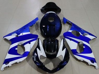 Carenados Moto Suzuki GSXR 1000 2000-2002 - Azul Blanco Negro