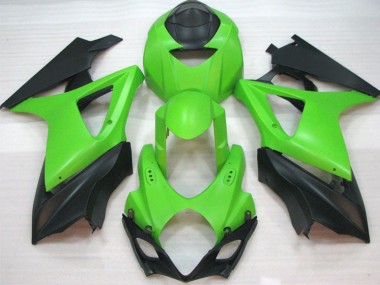 Carenados Moto Suzuki GSXR 1000 2007-2008 - Verde Negro Mate