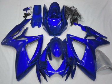 Carenados Moto Suzuki GSXR 600 / GSXR 750 2006-2007 - Azul Brillante Plain
