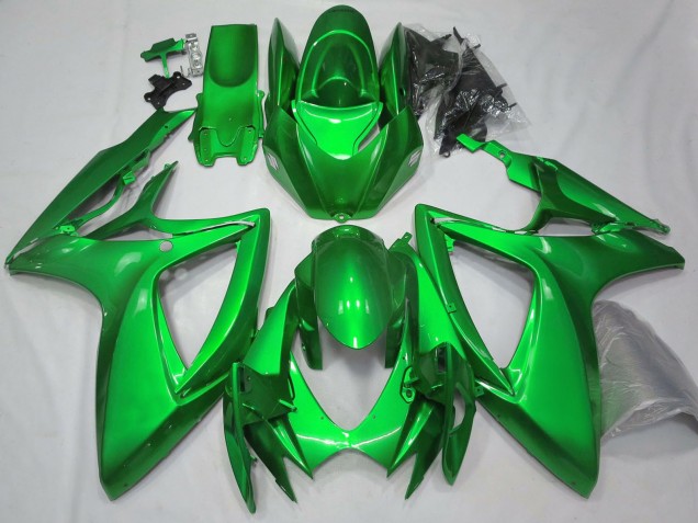 Carenados Moto Suzuki GSXR 600 / GSXR 750 2006-2007 - Verde Brillante Plain