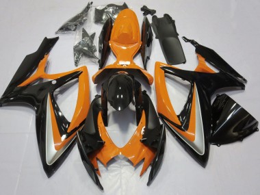 Carenado Moto Suzuki GSXR 600 / GSXR 750 2006-2007 - Naranja Negro Brillante