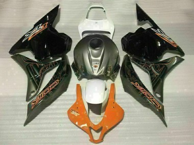 Carenados Moto Honda CBR600RR 2009-2012 - Blanco Naranja Negro Brillante
