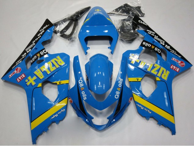 Carenados Moto Suzuki GSXR 600 / GSXR 750 2004-2005 - Azul Oro Negro Rizla