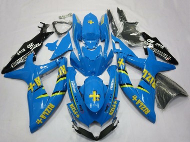 Carenados Moto Suzuki GSXR 600 / GSXR 750 2008-2010 - Azul Negro Oro Rizla