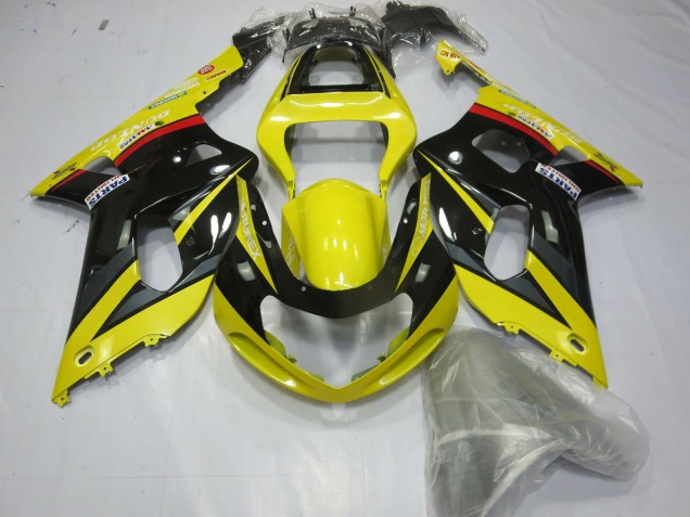 Carenados Moto Suzuki GSXR 600 / GSXR 750 2001-2003 - Amarillo Gris Negro Brillante