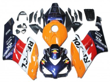 Carenados Moto Honda CBR1000RR 2004-2005 - Naranja Rojo Blanco Azul Repsol