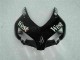 Carenados Moto Honda CBR1000RR 2004-2005 - Negro Brillante Blanco West Mobil Michelin