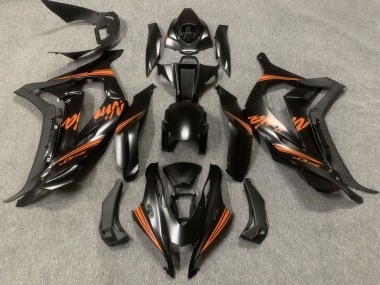 Carenados Moto Kawasaki ZX10R 2016-2020 - Negro Mate Naranja Ninja